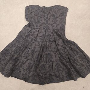 Heritage 1981 Grey Strapless Dress